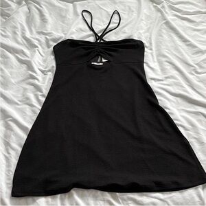 H&M Black Strappy Dress - Size Medium